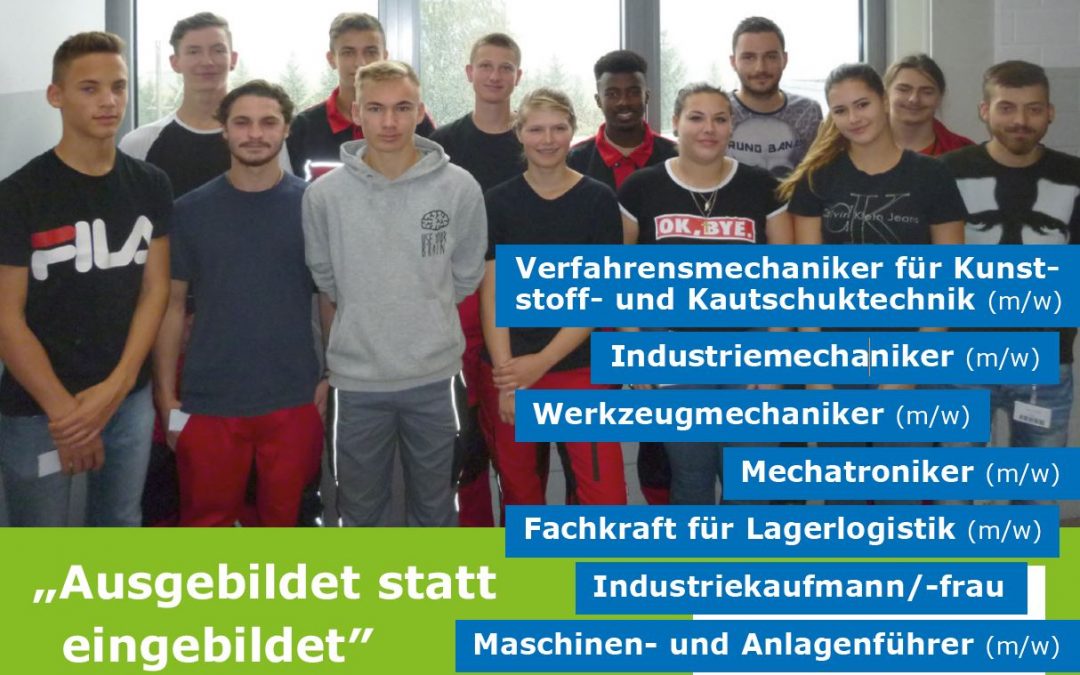 Unsere 13 neuen Auszubildenden im Jahr 2018